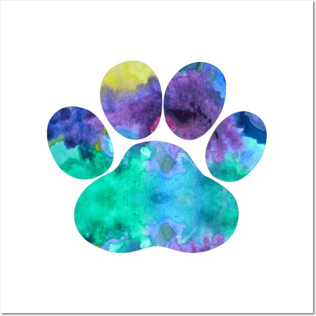 Dog Paw Wall Art by BittenByErmines